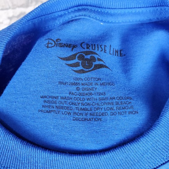 Disney Cruise Line Sebastian Tee Blue Large - Picture 3 of 8